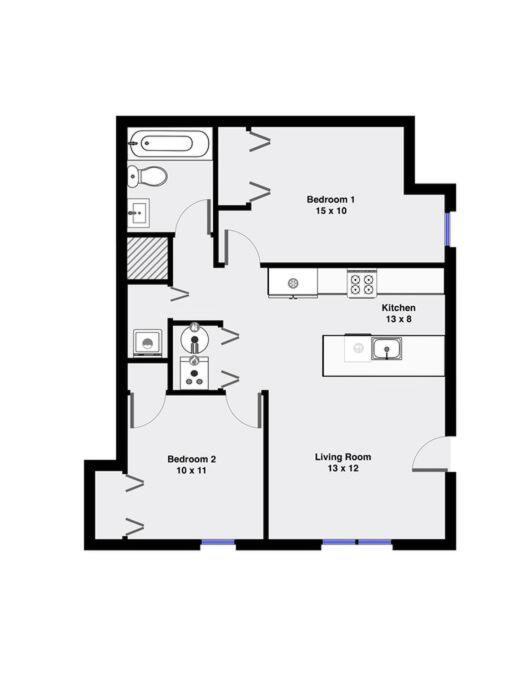 Suite 1 On Southport 4 Queen Beds Chicago Extérieur photo